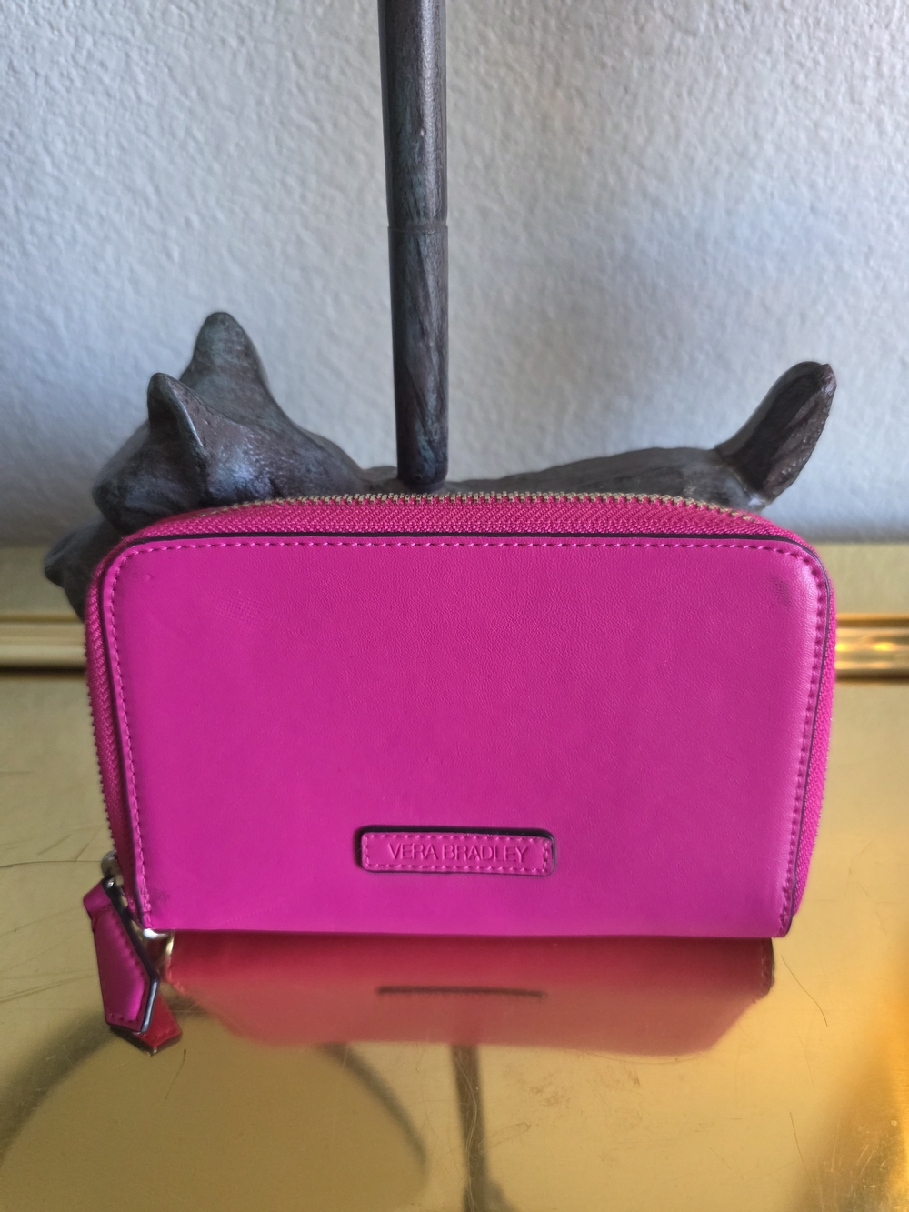 Vera Bradley Fuschia Zip-Around Wallet